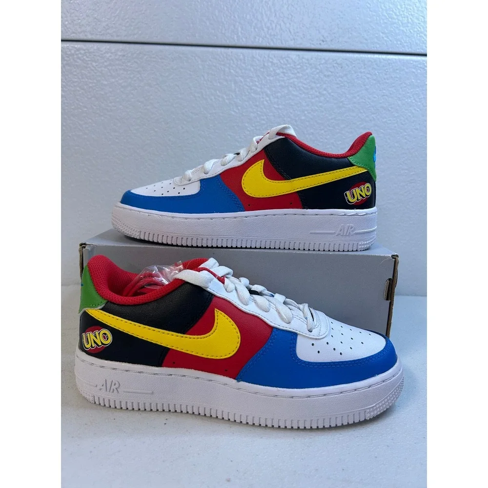 Nike Air Force 1 Low Uno 50th Anniversary 4.5y #2469  DC8887-100 Kids